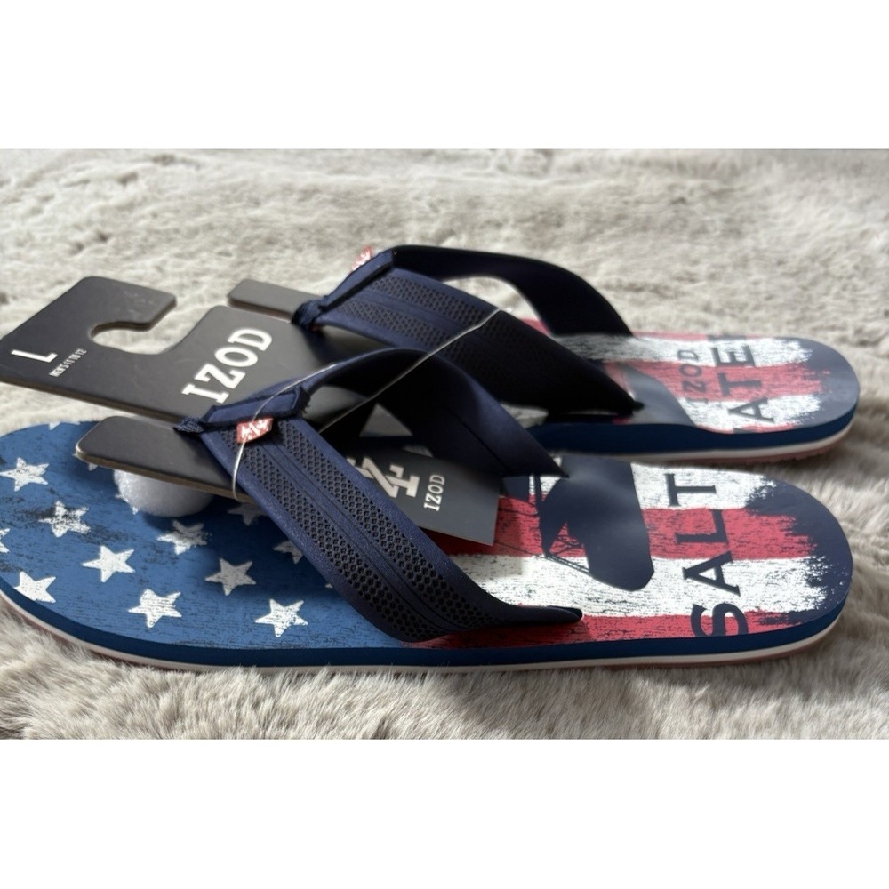 Izod flip flops shoes size L 11-12 salt water